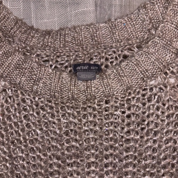 Aerie Metallic Shimmer Knit Sweater - Picture 4 of 4